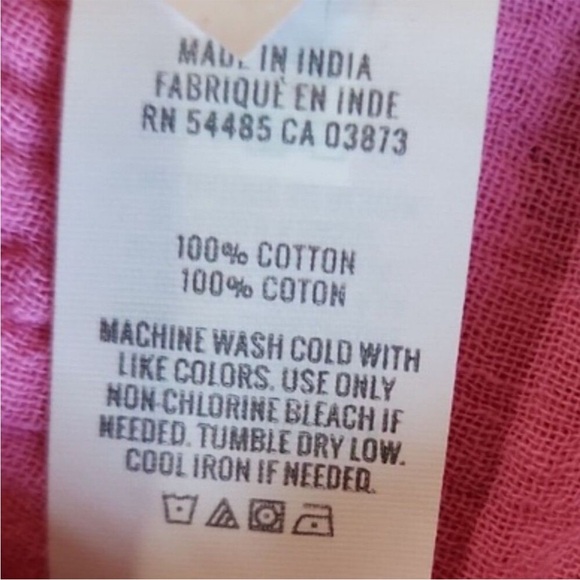 Aerie Pool to Party Cotton Dress Pink Sz Medium - Picture 6 of 13